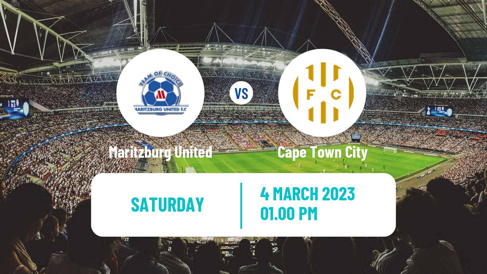 Soccer South African Premier Soccer League Maritzburg United - Cape Town City