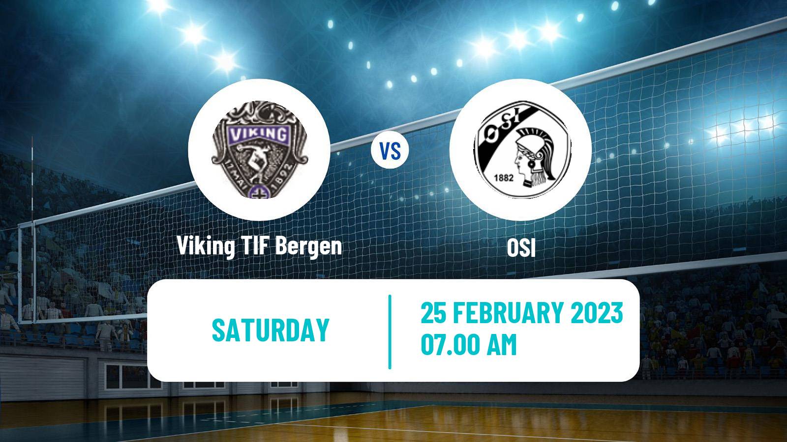 Volleyball Norwegian Eliteserien Volleyball Viking TIF Bergen - OSI