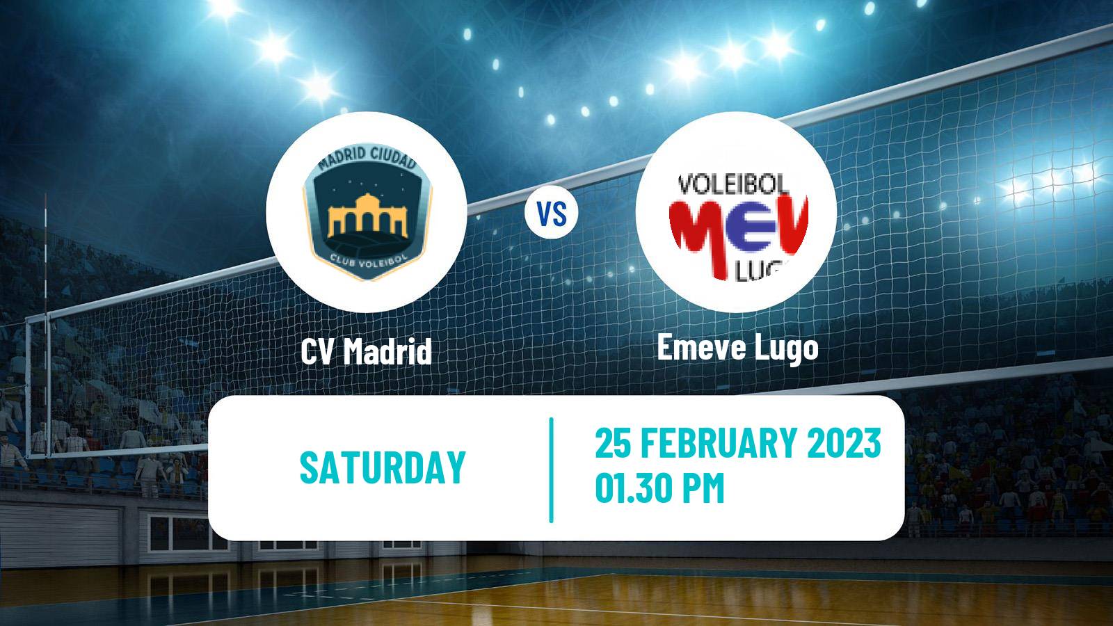 Volleyball Spanish SuperLiga Volleyball Women CV Madrid - Emeve Lugo