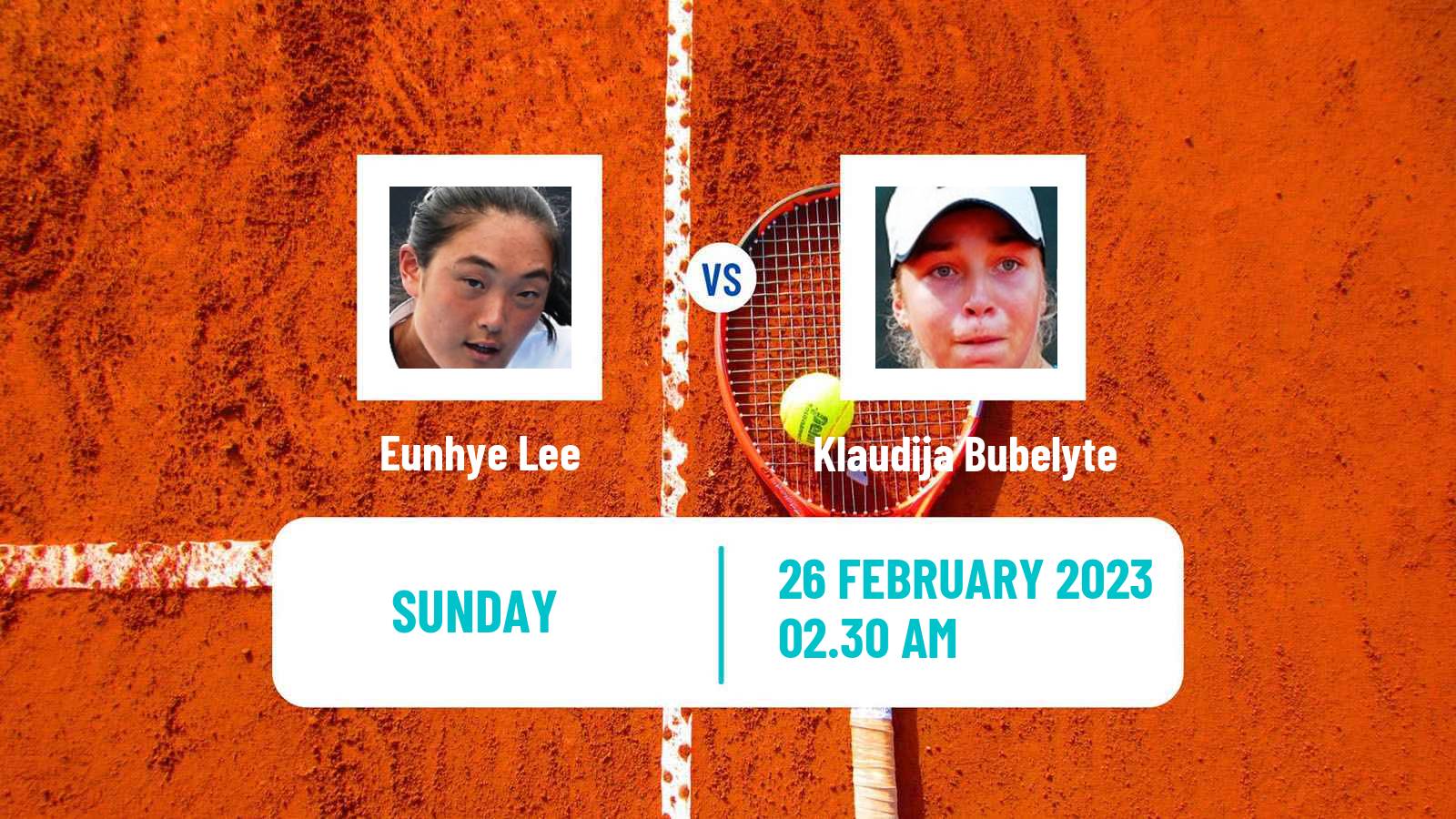 Tennis ITF Tournaments Eunhye Lee - Klaudija Bubelyte