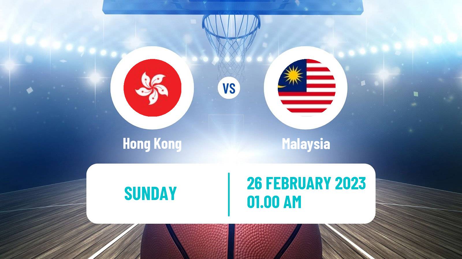 Basketball Asia Cup Basketball Hong Kong - Malaysia