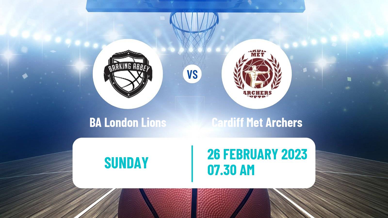 Basketball British WBBL BA London Lions - Cardiff Met Archers