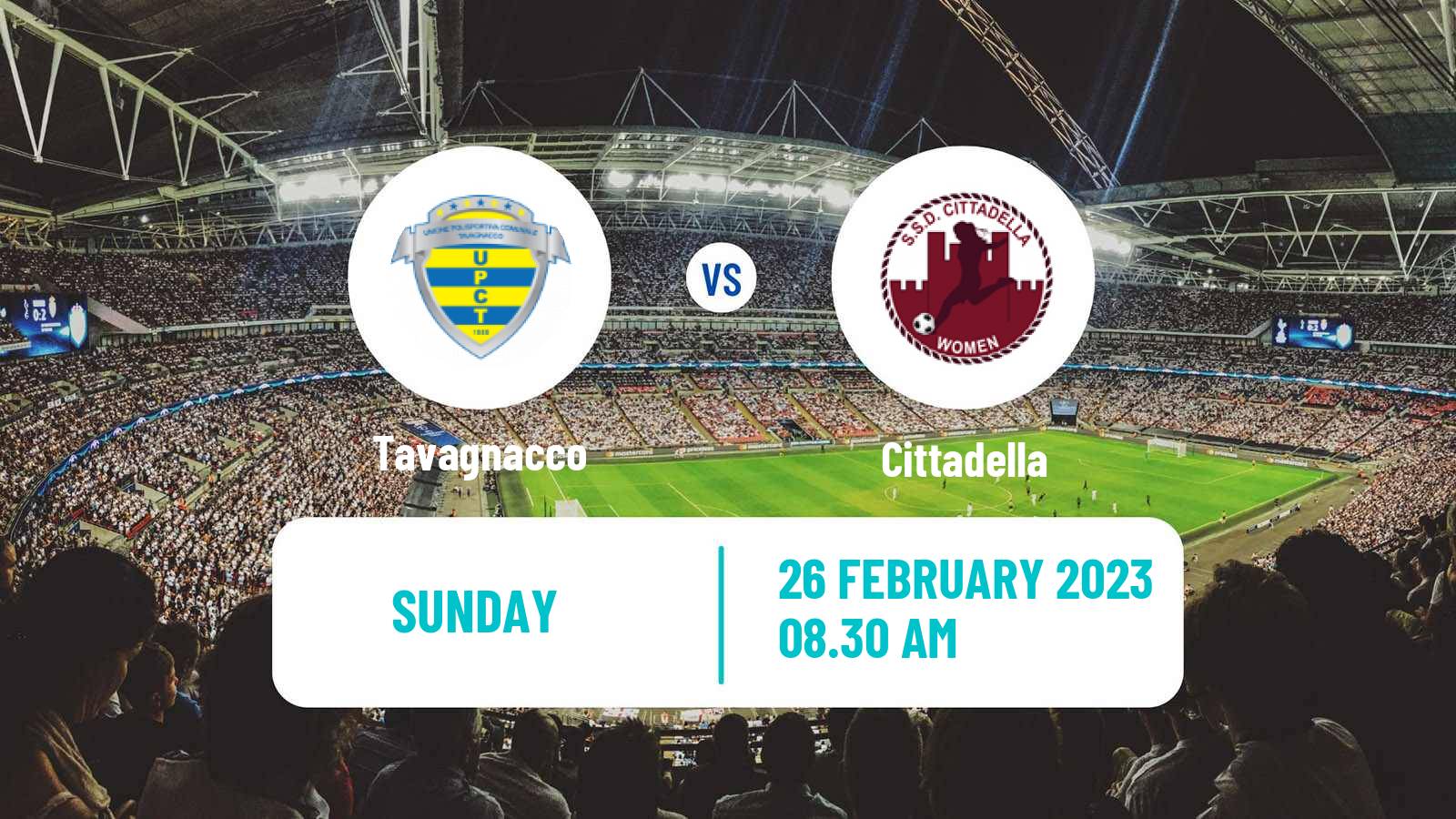 Soccer Italian Serie B Women Tavagnacco - Cittadella