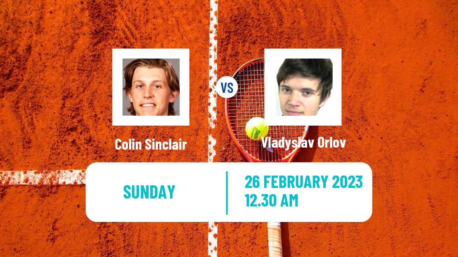 Tennis ATP Challenger Colin Sinclair - Vladyslav Orlov