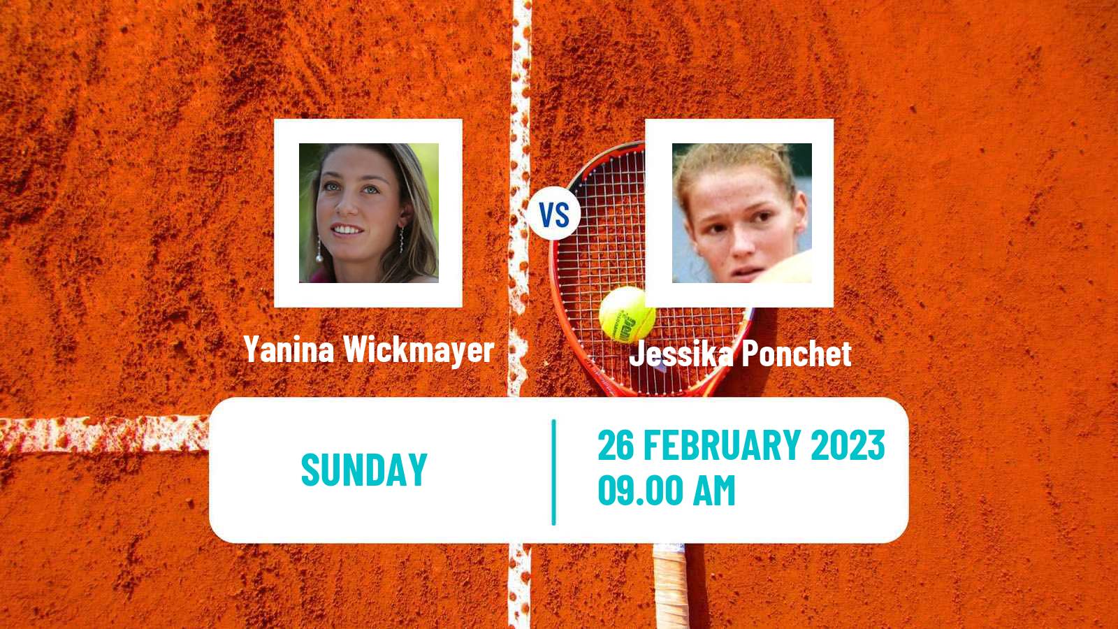Tennis ITF Tournaments Yanina Wickmayer - Jessika Ponchet