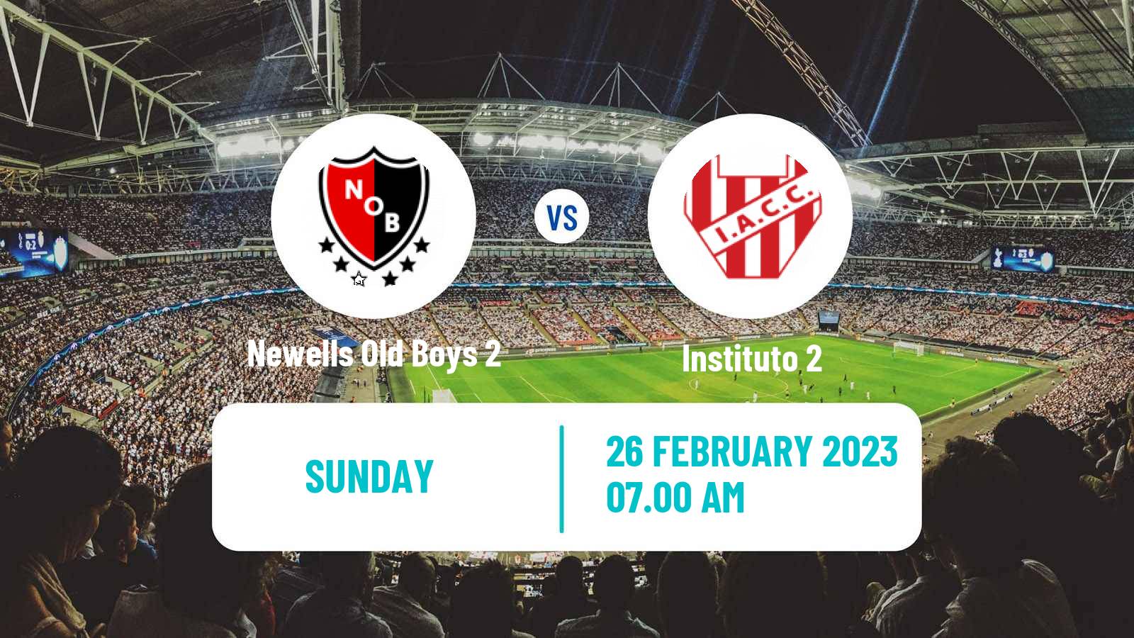 Soccer Argentinian Reserve League Newells Old Boys 2 - Instituto 2