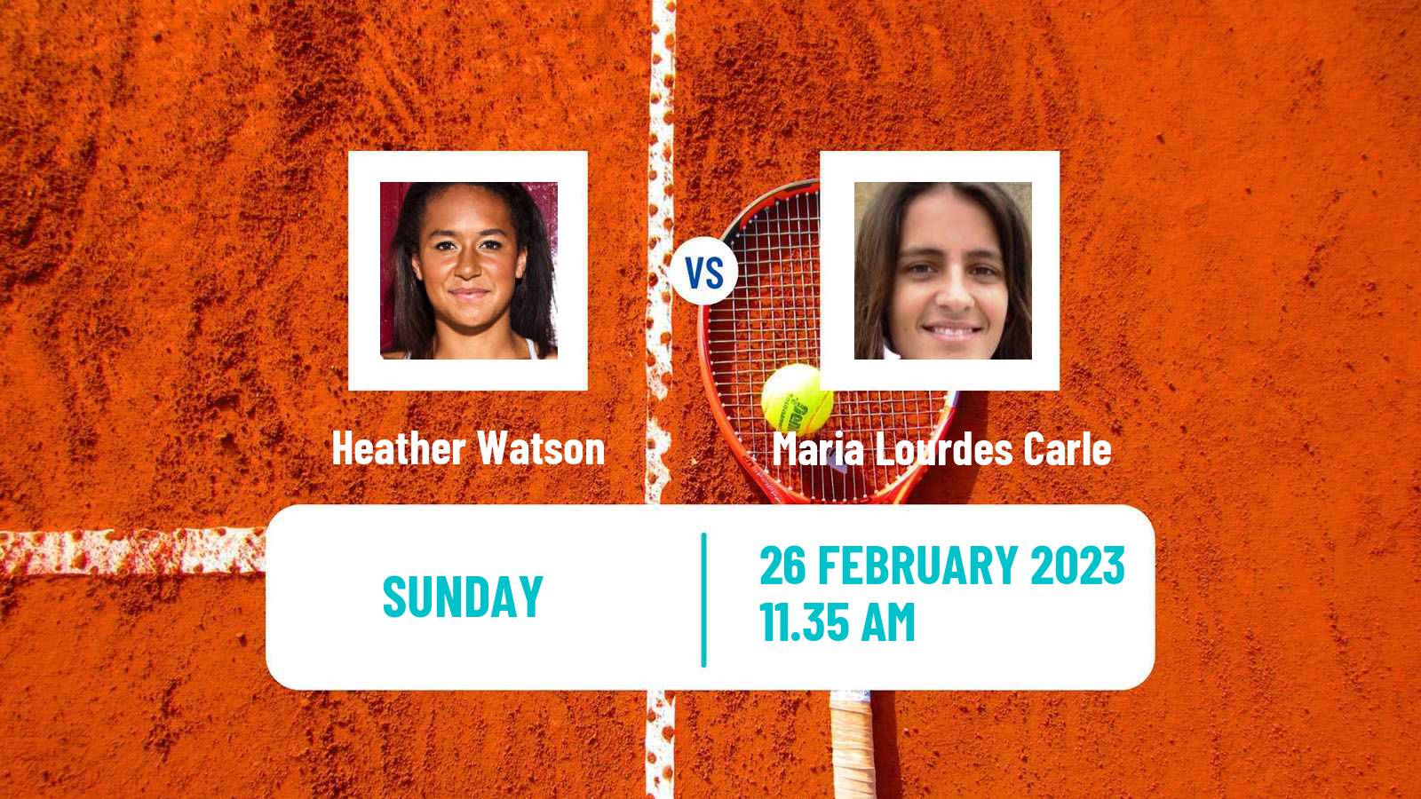 Tennis WTA Austin Heather Watson - Maria Lourdes Carle