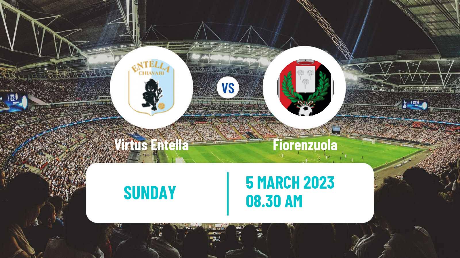 Soccer Italian Serie C Group B Virtus Entella - Fiorenzuola