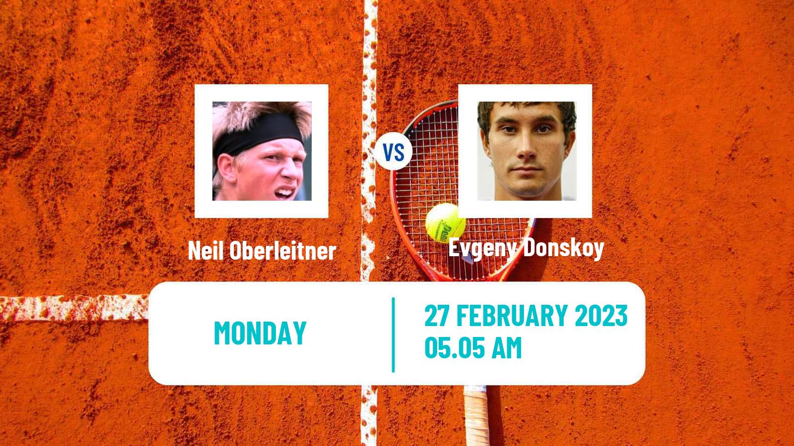 Tennis ATP Challenger Neil Oberleitner - Evgeny Donskoy