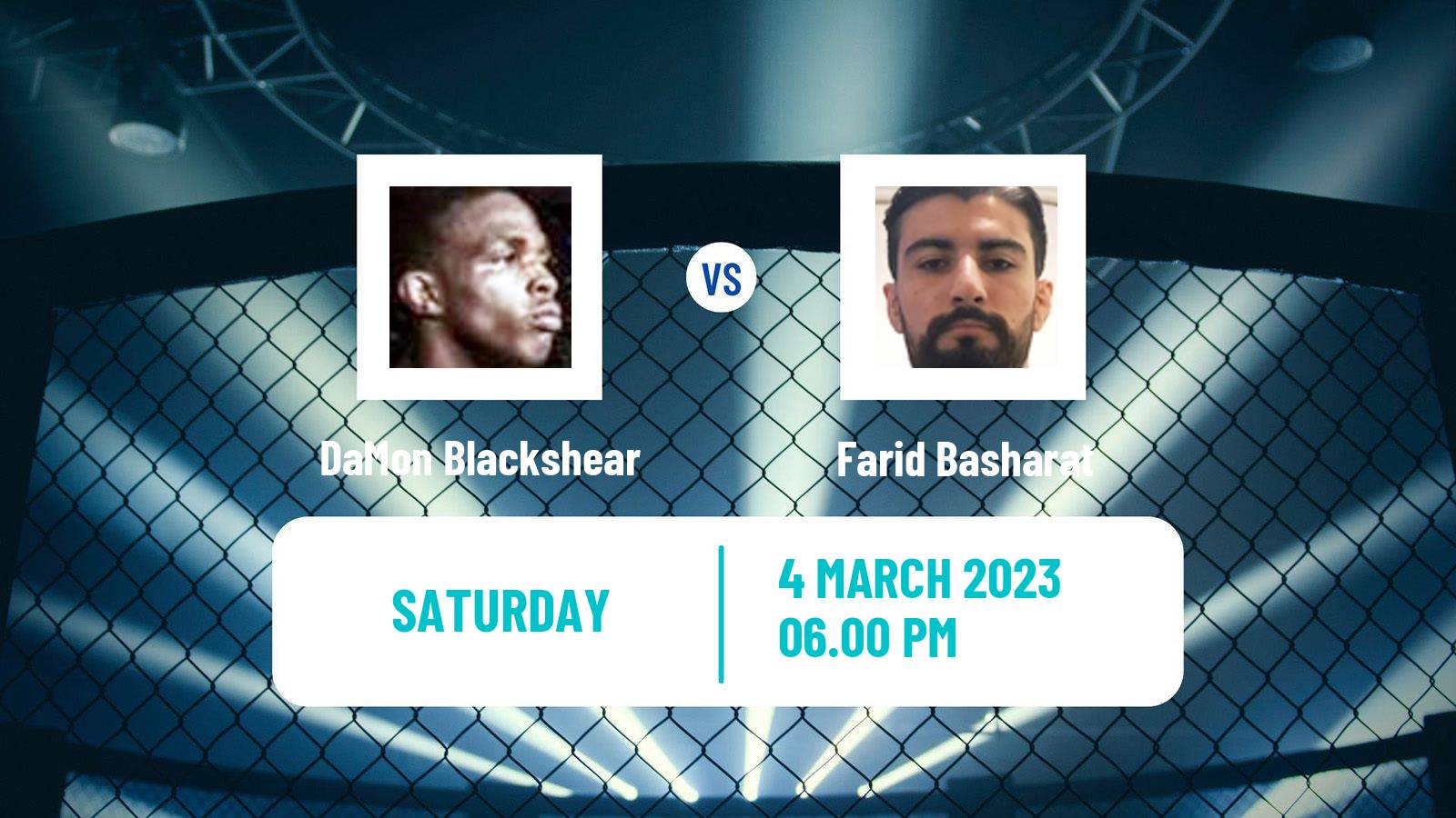 MMA MMA DaMon Blackshear - Farid Basharat