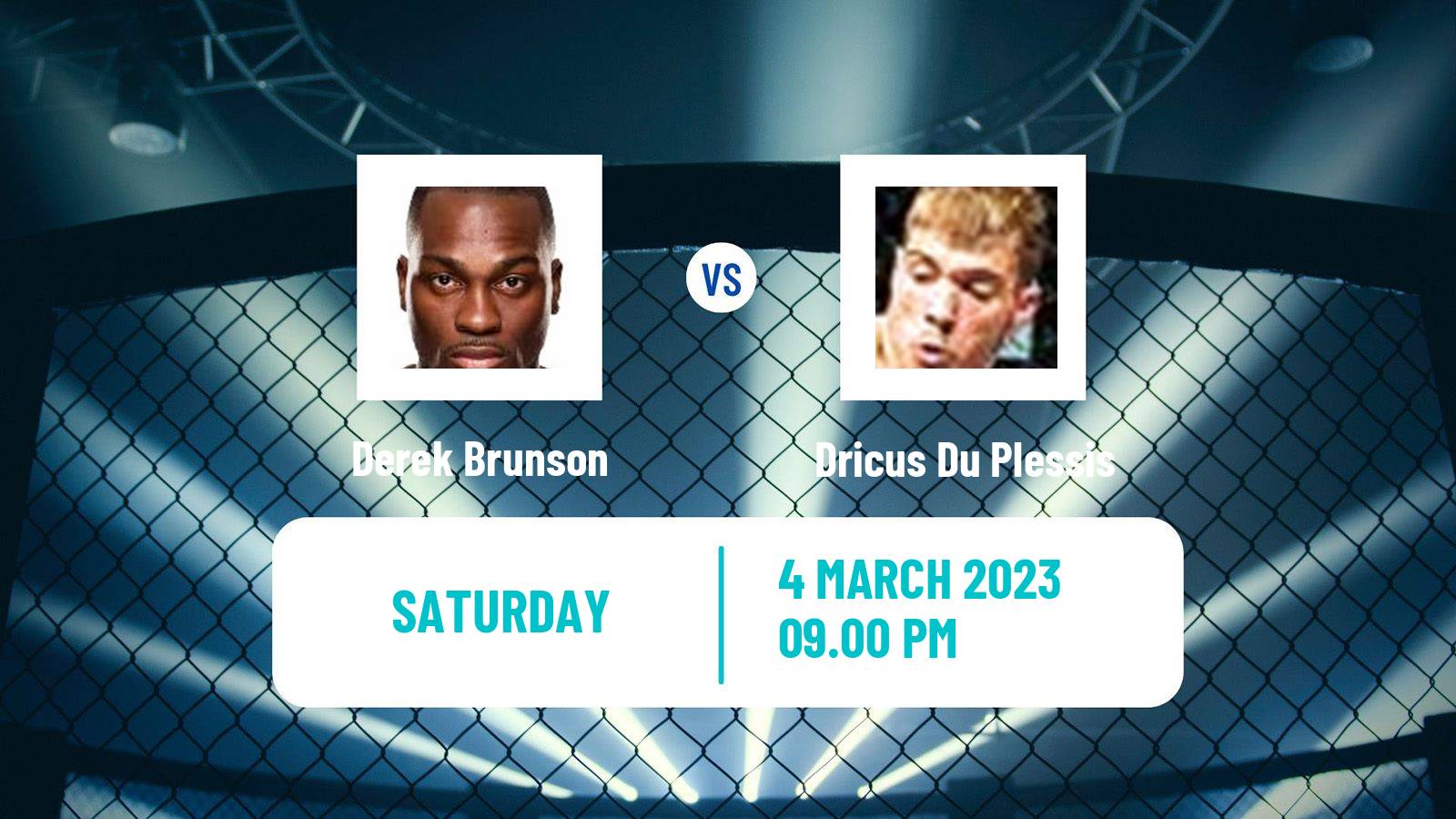 MMA MMA Derek Brunson - Dricus Du Plessis