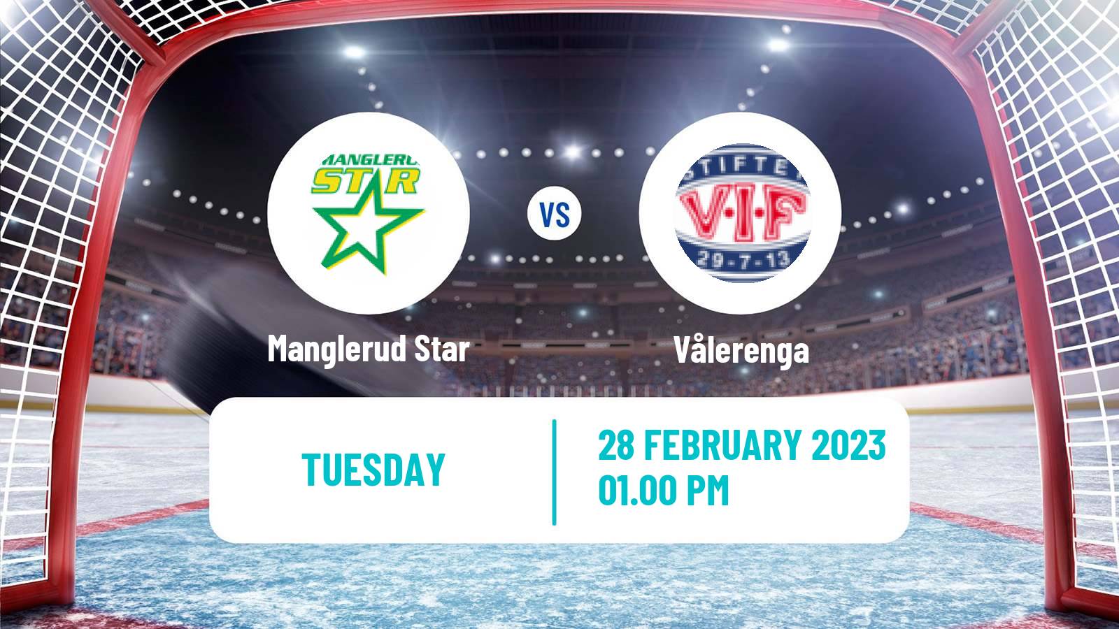 Hockey Norwegian Ligaen Hockey Manglerud Star - Vålerenga