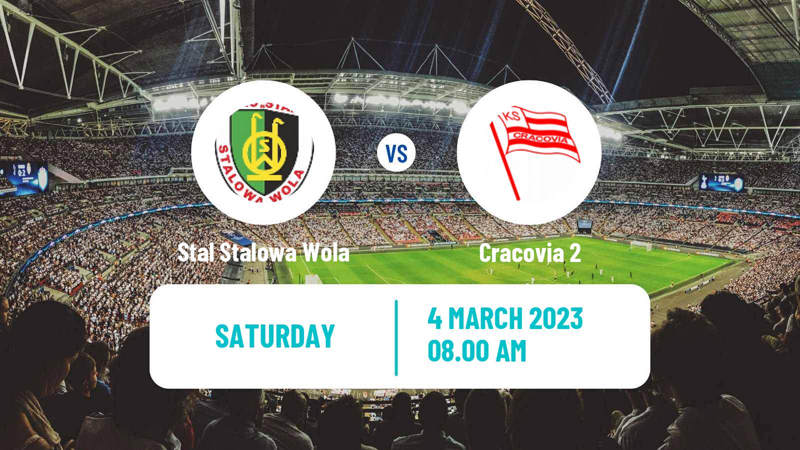 Soccer Polish Division 3 - Group IV Stal Stalowa Wola - Cracovia 2