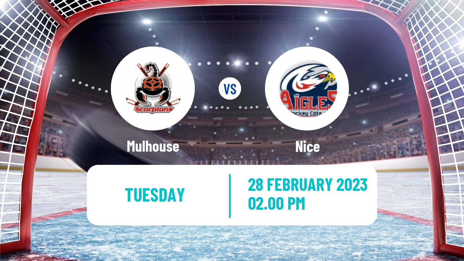 Hockey French Ligue Magnus Mulhouse - Nice