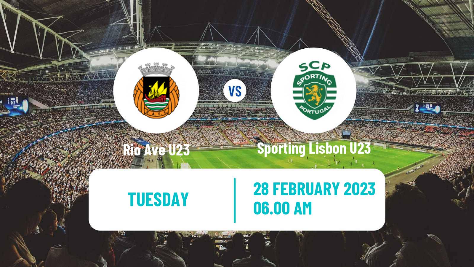 Soccer Portuguese Liga Revelacao U23 Rio Ave U23 - Sporting Lisbon U23