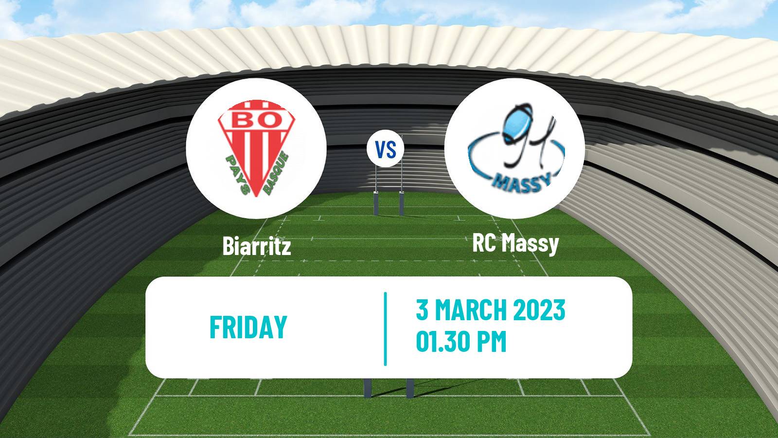 Rugby union French Pro D2 Biarritz - Massy