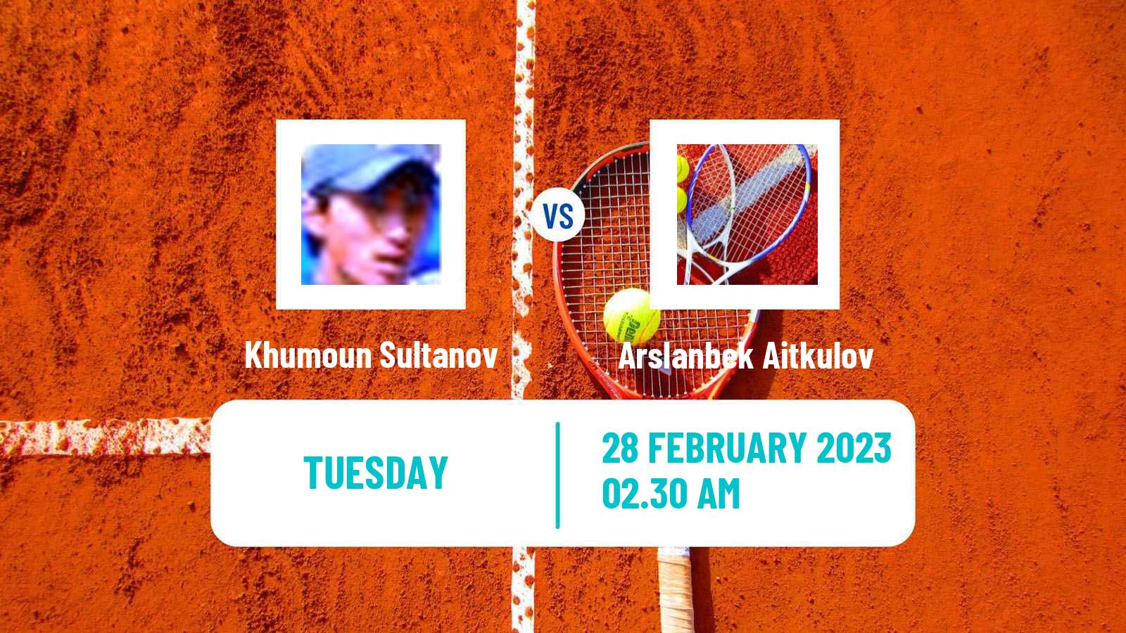 Tennis ITF Tournaments Khumoun Sultanov - Arslanbek Aitkulov