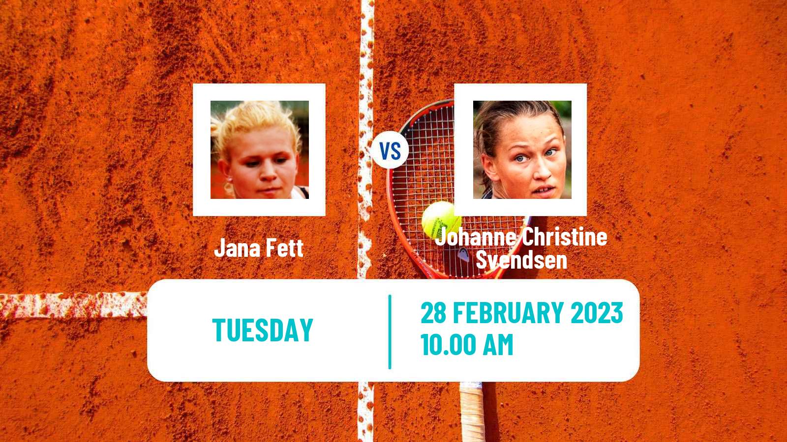 Tennis ITF Tournaments Jana Fett - Johanne Christine Svendsen