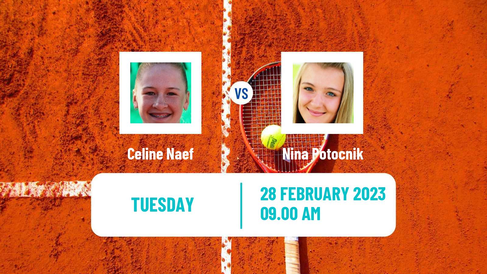 Tennis ITF Tournaments Celine Naef - Nina Potocnik