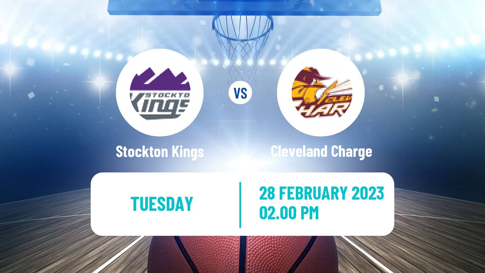 Basketball NBA G-League Stockton Kings - Cleveland Charge