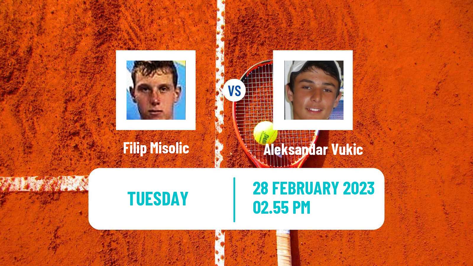 Tennis ATP Challenger Filip Misolic - Aleksandar Vukic