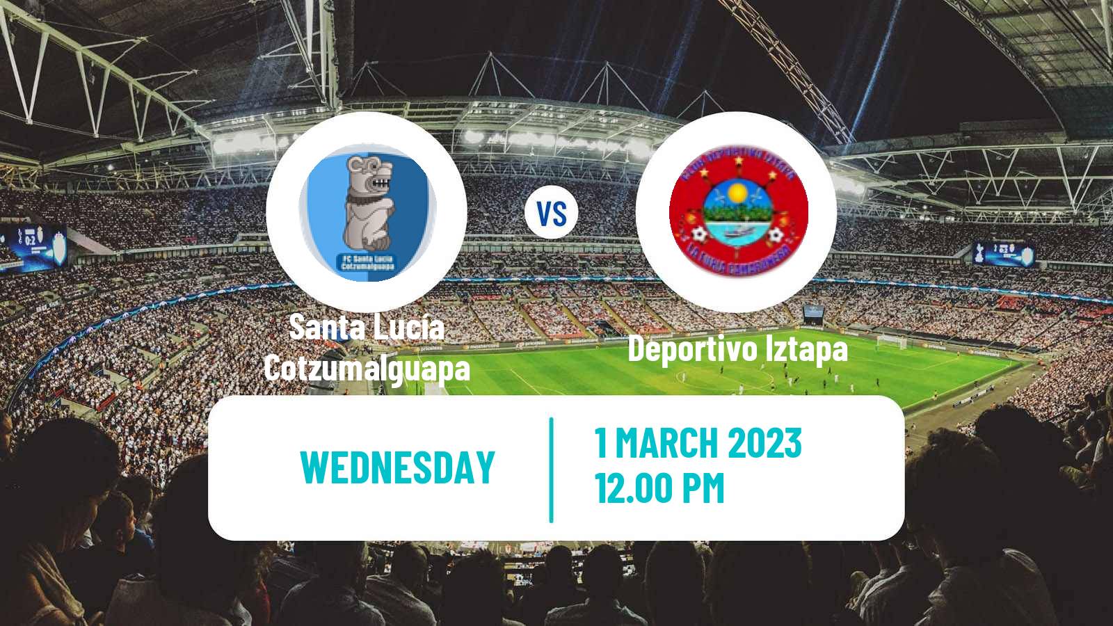 Soccer Guatemala Liga Nacional Santa Lucía Cotzumalguapa - Deportivo Iztapa