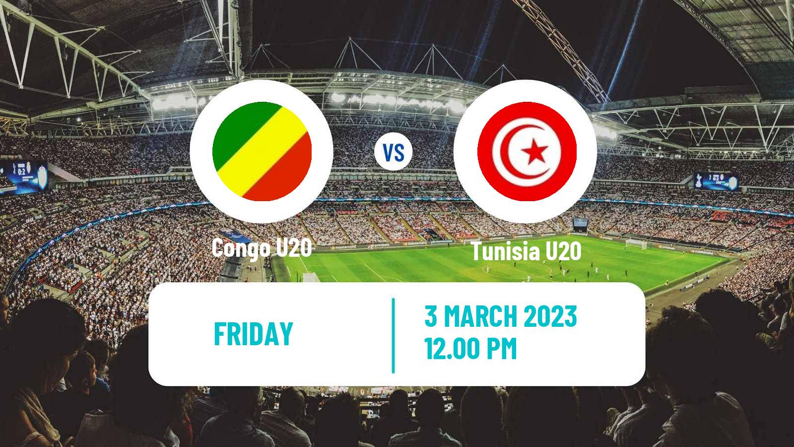 Soccer Africa Cup of Nations U20 Congo U20 - Tunisia U20