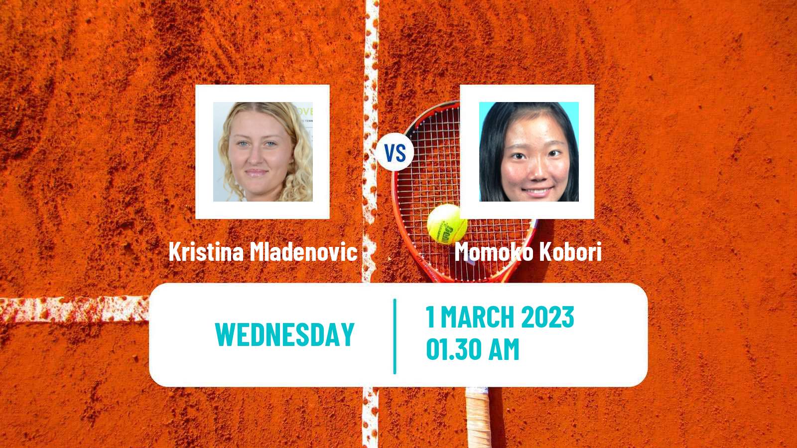 Tennis ITF Tournaments Kristina Mladenovic - Momoko Kobori