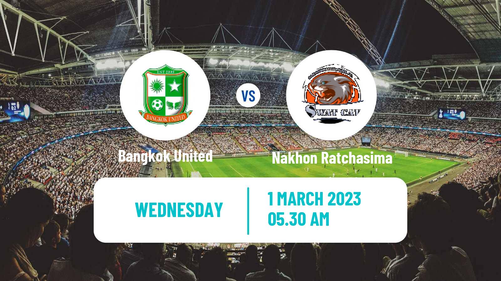 Soccer Thai FA Cup Bangkok United - Nakhon Ratchasima