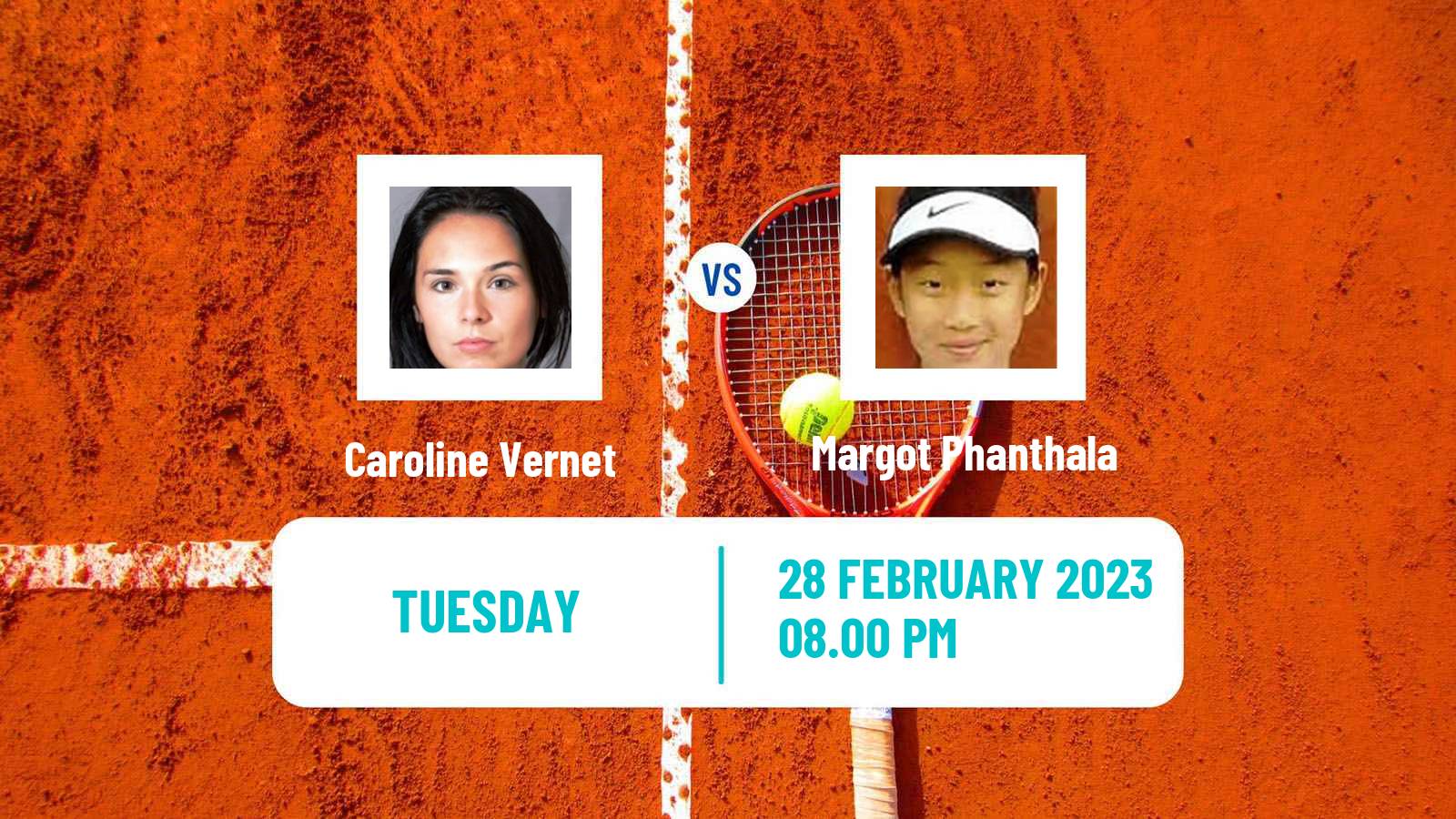 Tennis ITF Tournaments Caroline Vernet - Margot Phanthala