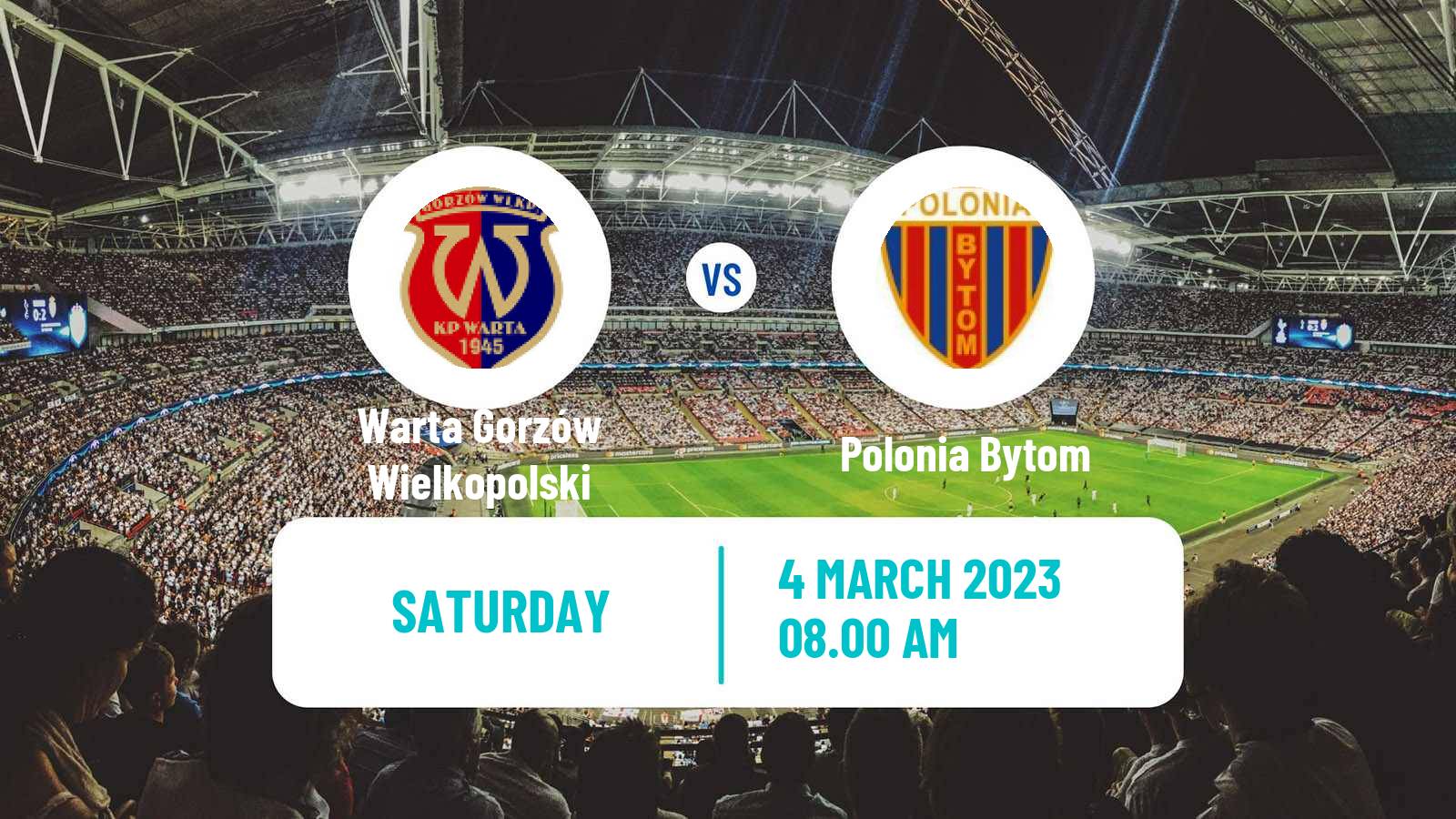 Soccer Polish Division 3 - Group III Warta Gorzów Wielkopolski - Polonia Bytom