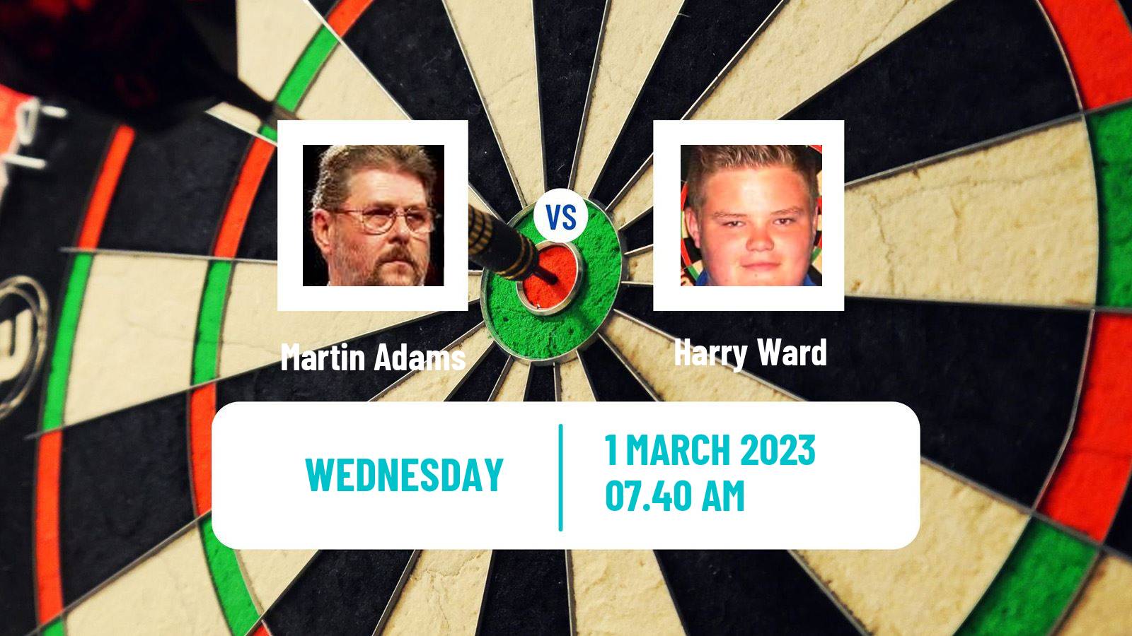 Darts Darts Martin Adams - Harry Ward