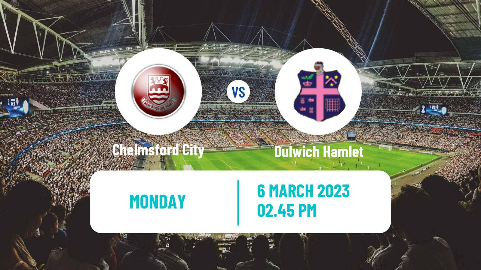 Soccer English National League South Chelmsford City - Dulwich Hamlet