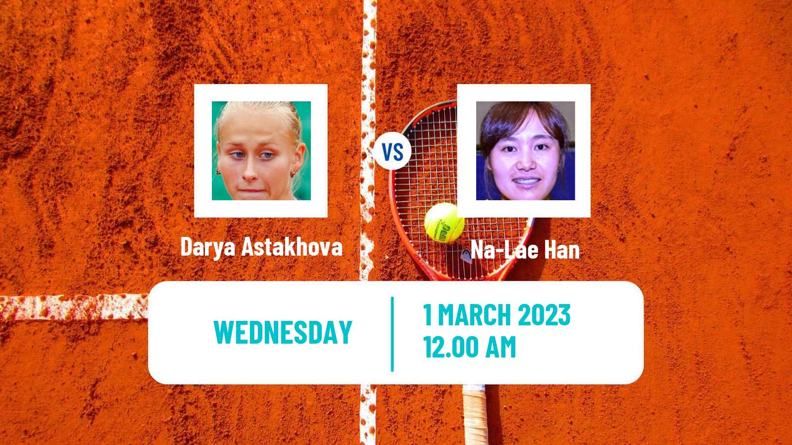 Tennis ITF Tournaments Darya Astakhova - Na-Lae Han