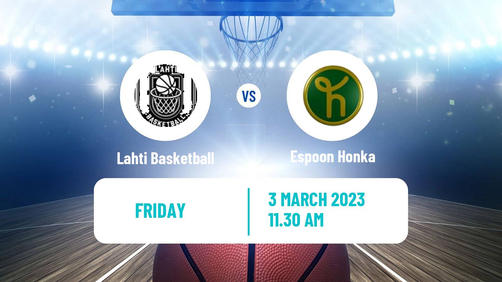 Basketball Finnish Korisliiga Lahti Basketball - Espoon Honka