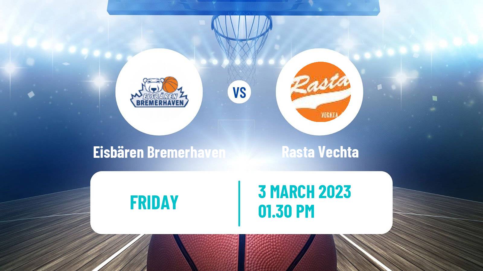 Basketball German Pro A Basketball Eisbären Bremerhaven - Rasta Vechta