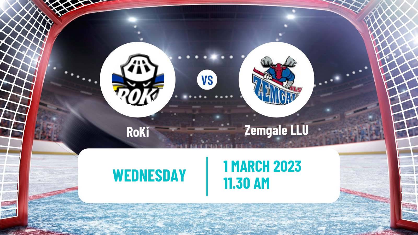 Hockey Finnish Mestis RoKi - Zemgale LLU