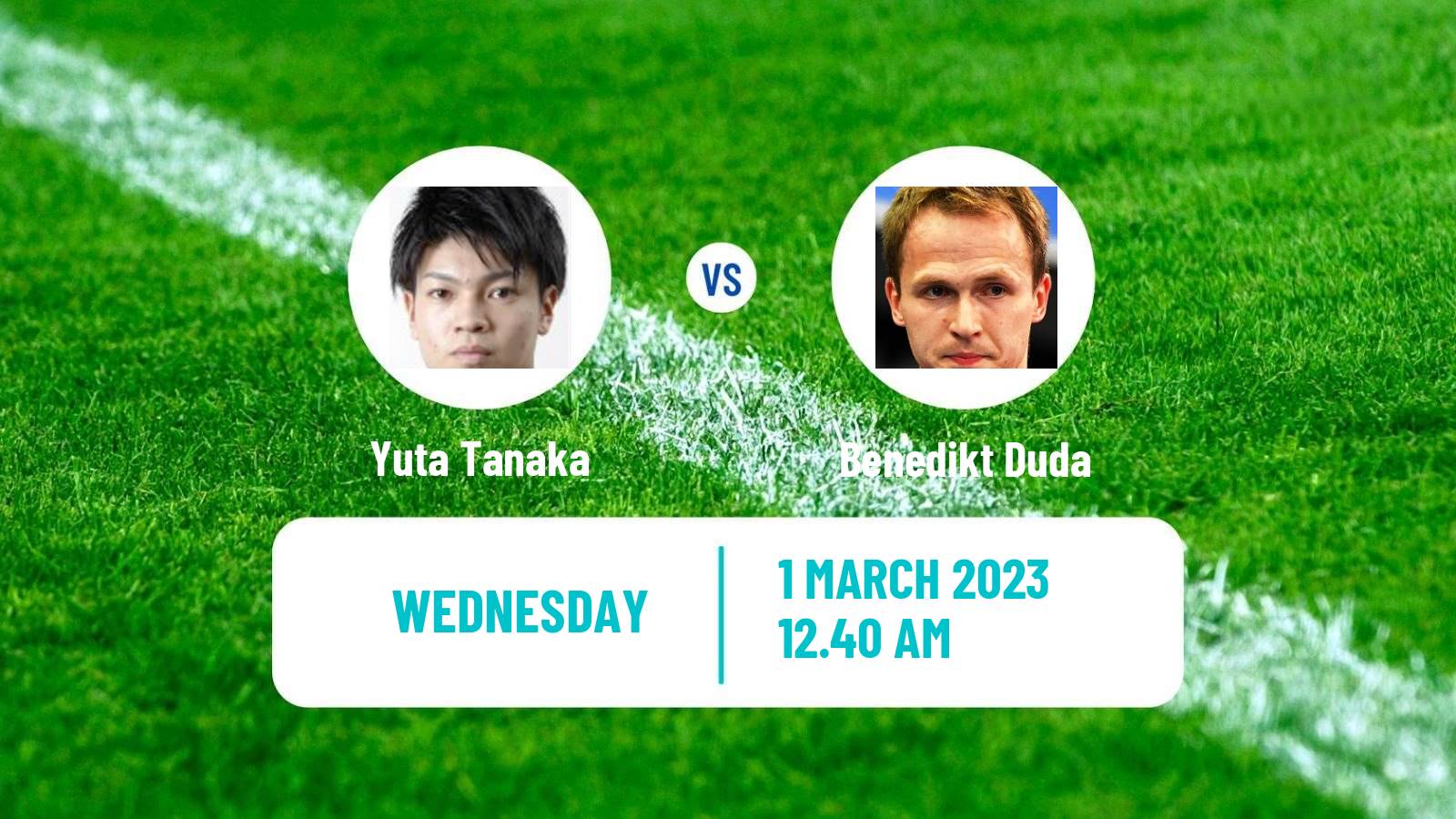 Table tennis Table Tennis Yuta Tanaka - Benedikt Duda