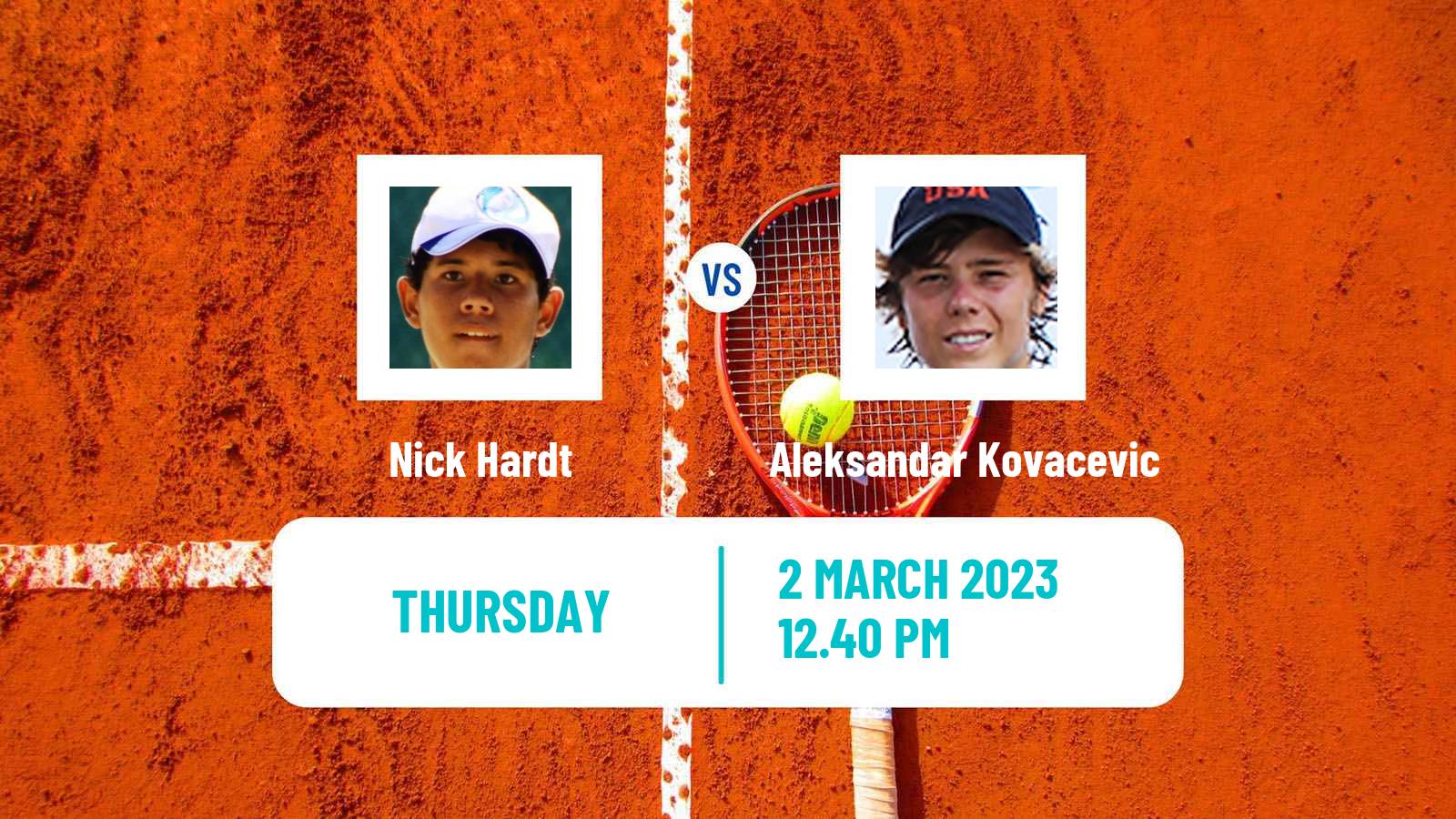 Tennis ATP Challenger Nick Hardt - Aleksandar Kovacevic