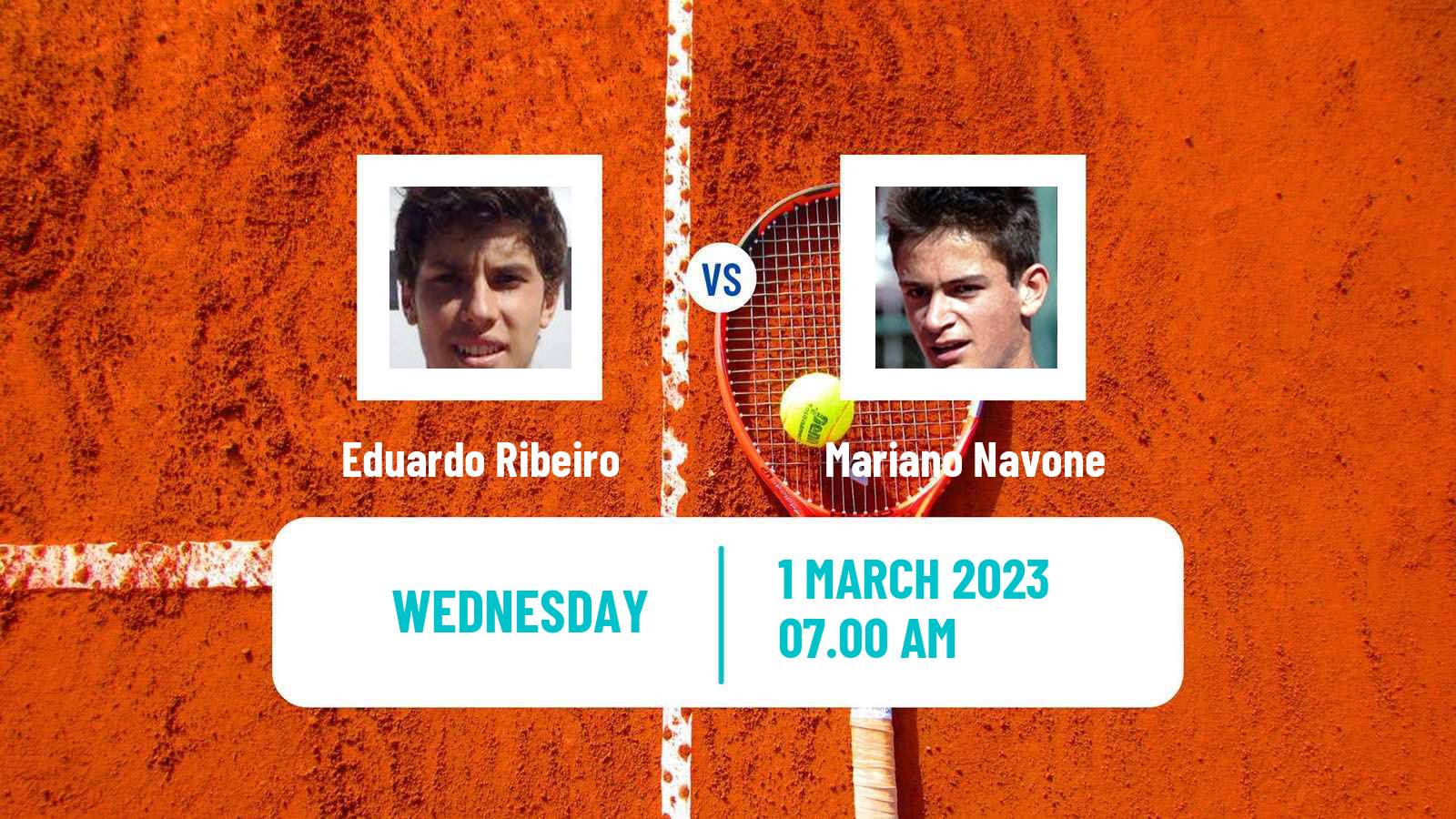Tennis ITF Tournaments Eduardo Ribeiro - Mariano Navone