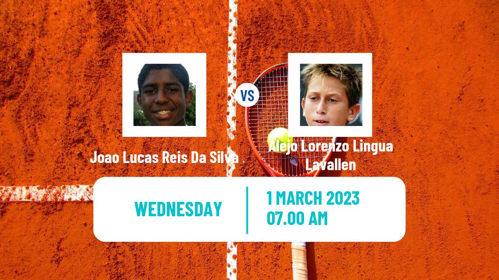 Tennis ITF Tournaments Joao Lucas Reis Da Silva - Alejo Lorenzo Lingua Lavallen