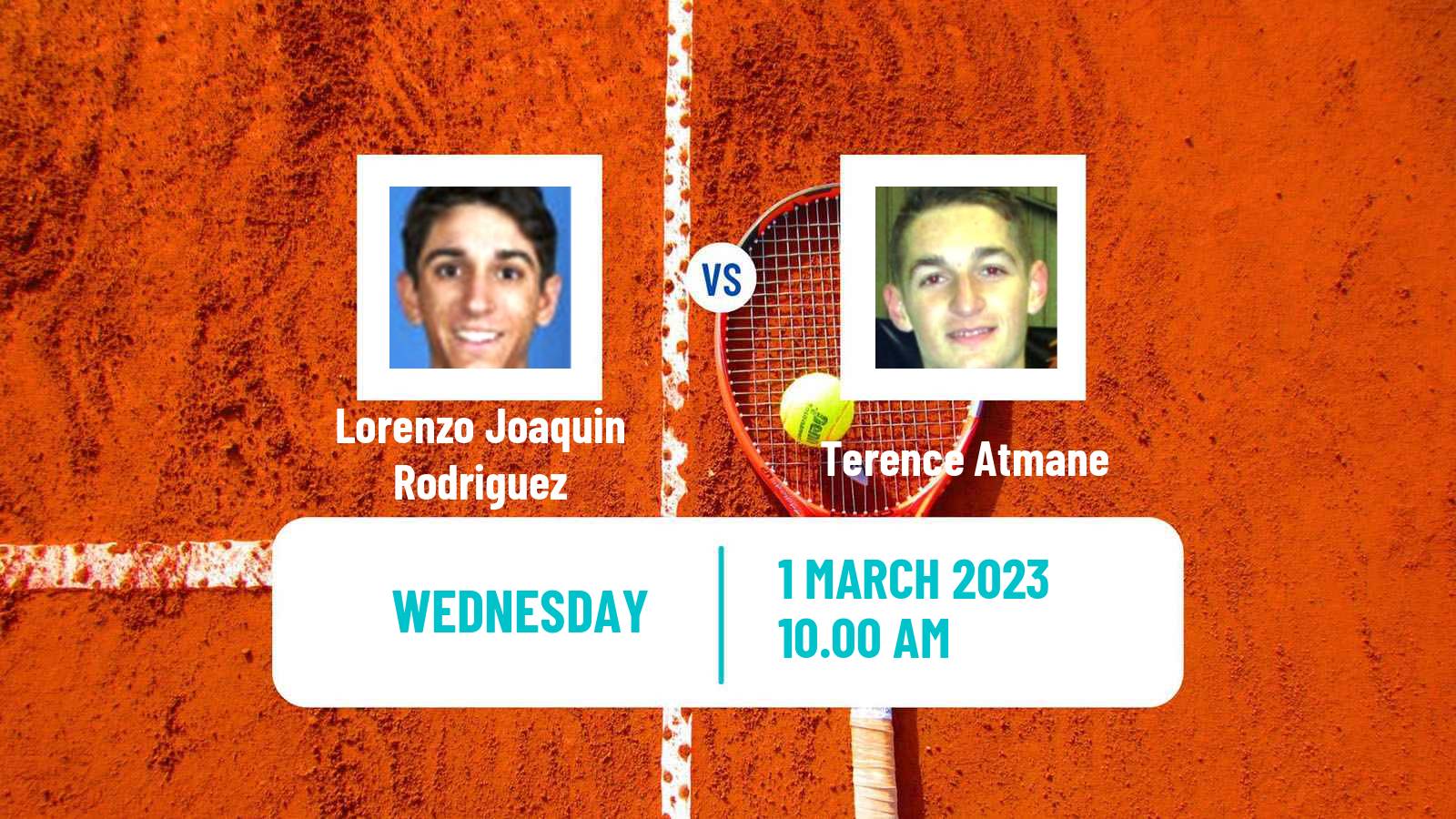 Tennis ITF Tournaments Lorenzo Joaquin Rodriguez - Terence Atmane