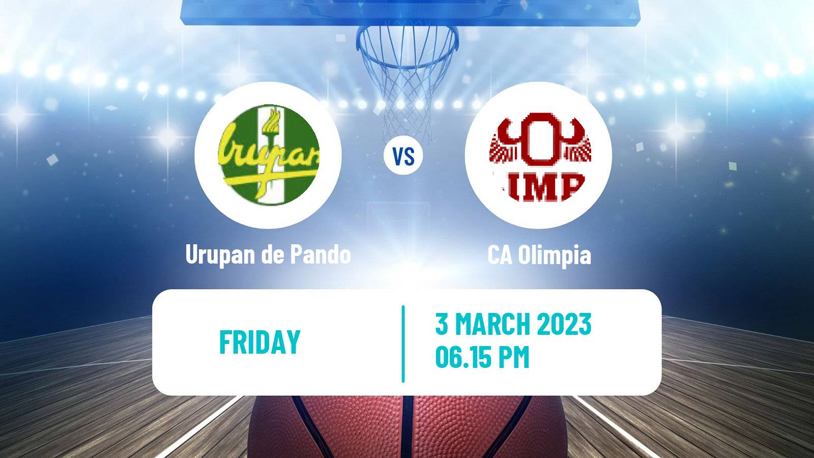 Basketball Uruguayan Liga Basketball Urupan de Pando - Olimpia