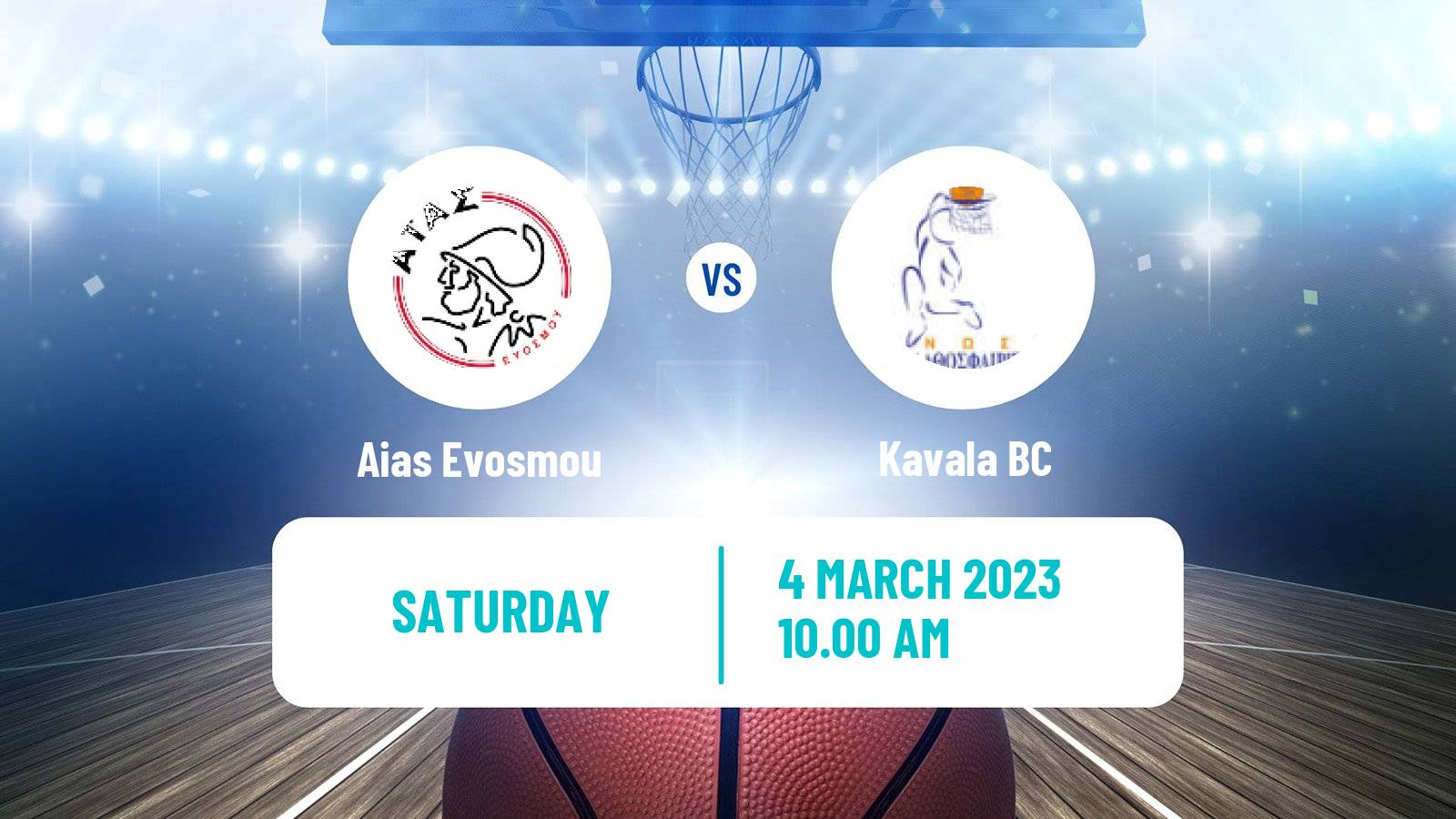 Basketball Greek Elite League Basketball Aias Evosmou - Kavala