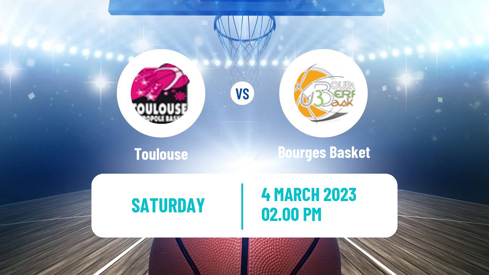 Basketball French LFB Toulouse - Bourges Basket