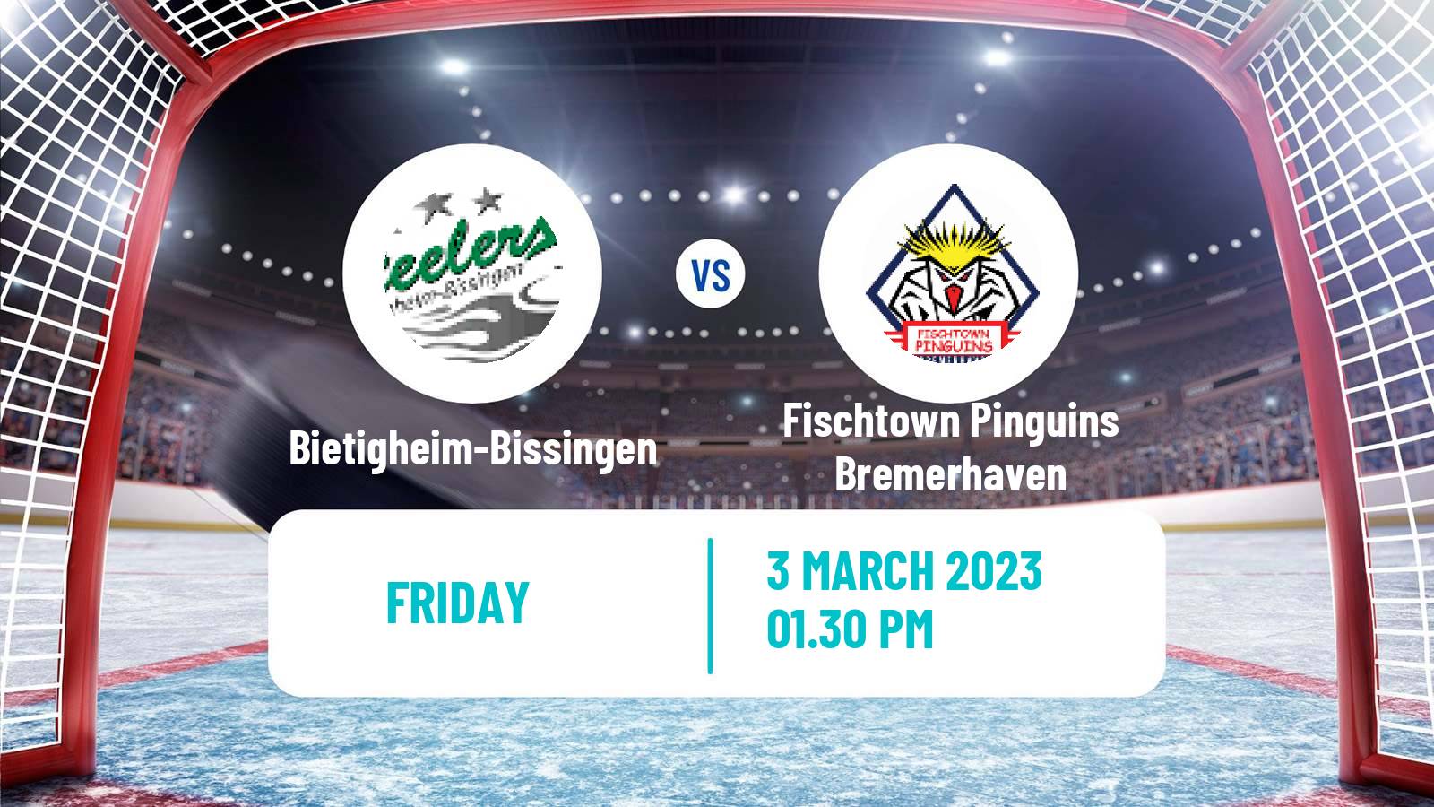 Hockey German Ice Hockey League Bietigheim-Bissingen - Fischtown Pinguins Bremerhaven