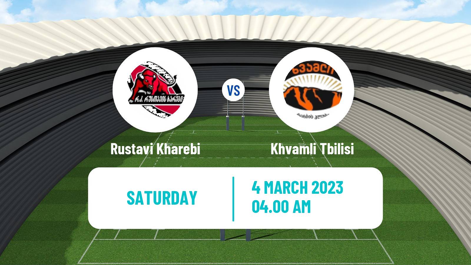 Rugby union Georgian Didi 10 Rustavi Kharebi - Khvamli Tbilisi