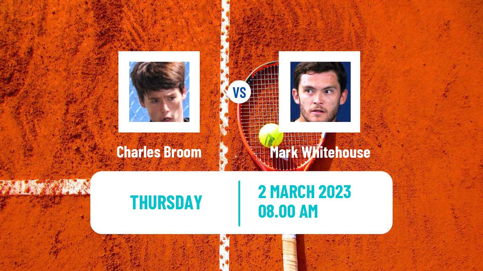 Tennis ITF Tournaments Charles Broom - Mark Whitehouse