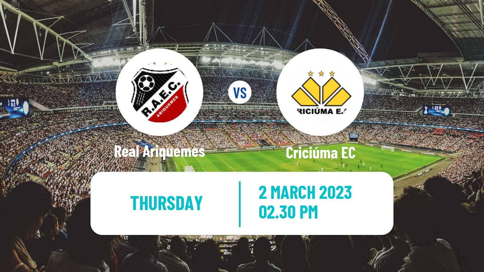 Soccer Copa do Brasil Real Ariquemes - Criciúma