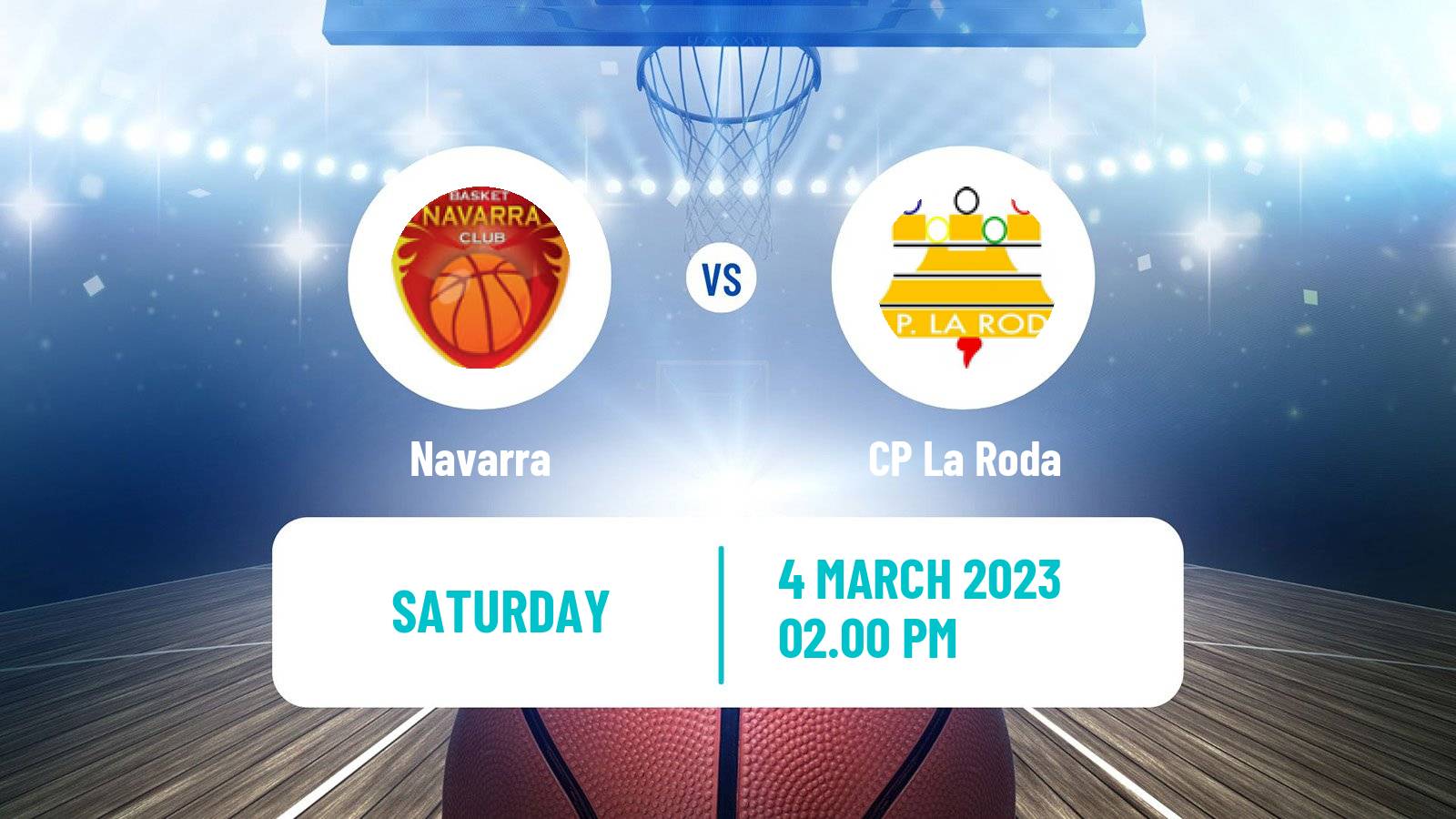 Basketball Spanish LEB Plata Navarra - La Roda